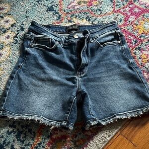 Judy Blue Dark Wash Jean Shorts